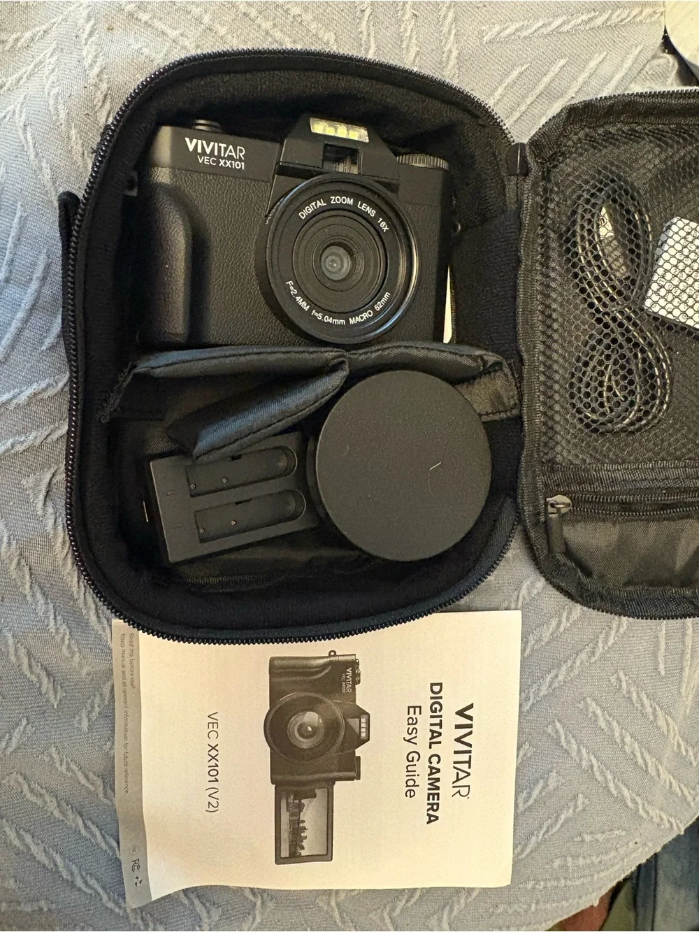 VEC-XX101 Compact Digital Camera - Black